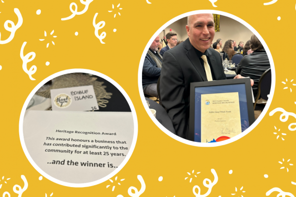 It's An Honour to Receive The Comox Valley Chamber of Commerce Heritage Award